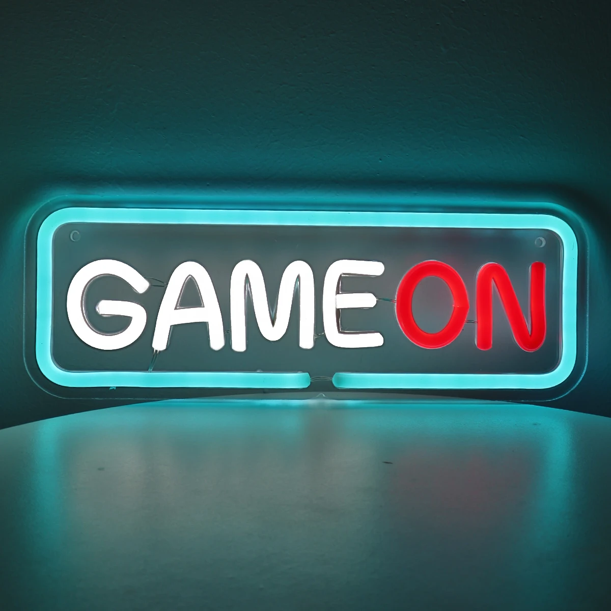 Imagem -05 - Led Wall Neon Sign para Game Zone Decoração Sala de Jogos Festa Show Decoração do Evento 11.22 x 3.98 Jogo on 1pc