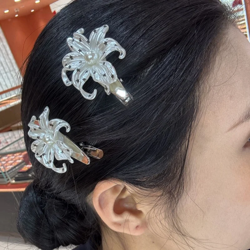 

2/10 шт. заколки для волос в стиле Y2K со звездами, заколки для волос в виде цветка лилии для женщин, заколки-шпильки в горошек, головные уборы, винтажные заколки в стиле Лолита, заколки-уточки на защелках