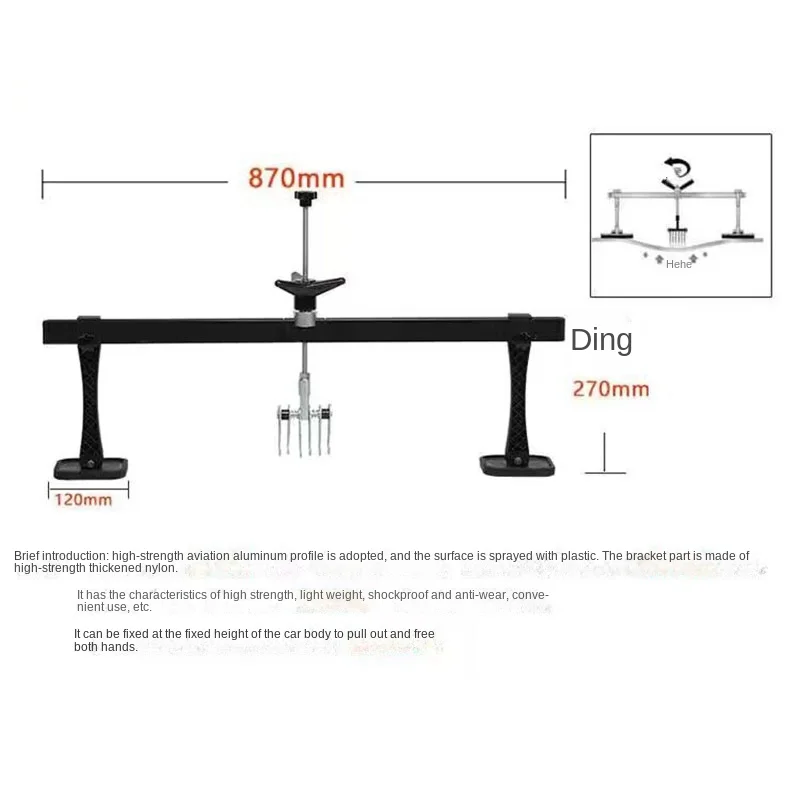 Riparazione ammaccature strumento per tirare ammaccature pannello strumento per la riparazione di ammaccature macchina per la riparazione di Nylon