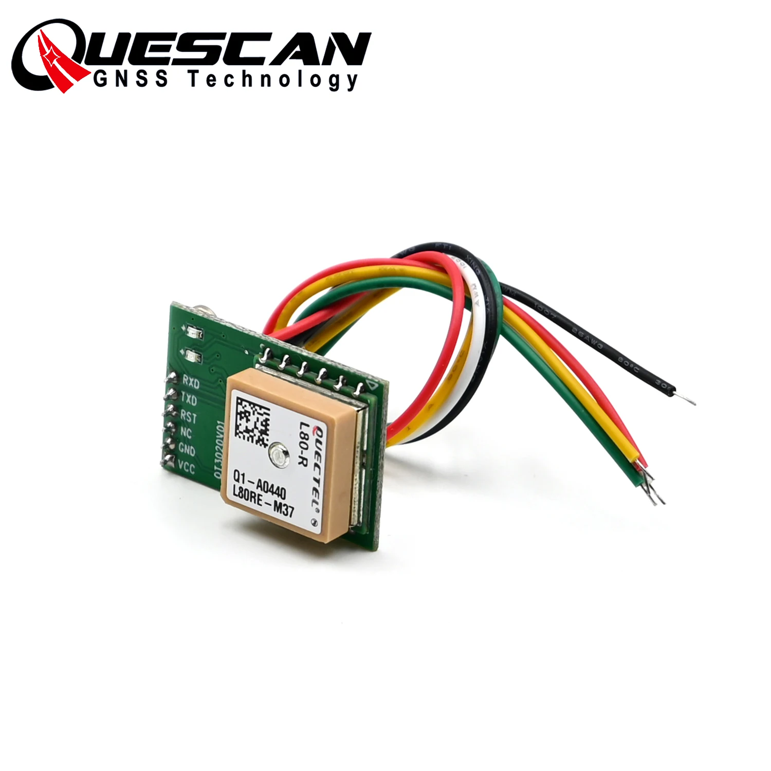 

QUESCAN QUECTEL L80 L80-R Uart TTL 3.3V 5V GPS Module Integrated Antenna 51 RPi GPS Development Board,NMEA0183,9600 Baudrate