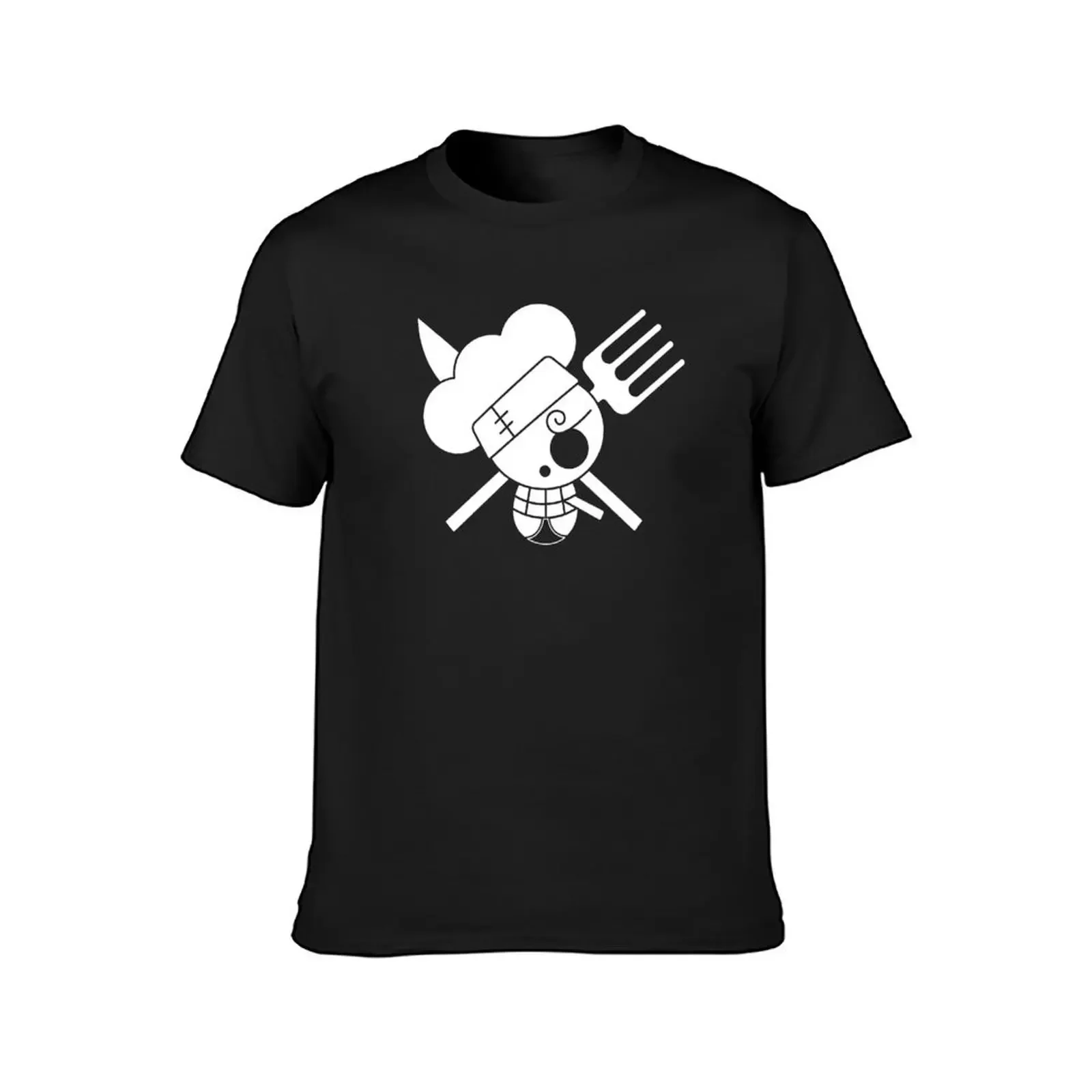 Sanji Jolly Roger 2 T-Shirt custom t shirt hippie clothes blue archive t shirt men 100℅ cotton