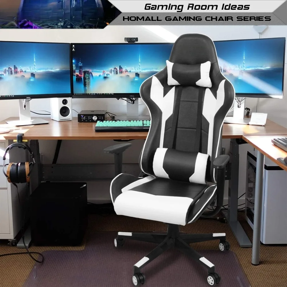 

Игровое кресло, офисное кресло, компьютерное кресло с высокой спинкой, кожаное настольное кресло, гоночное исполнительное эргономичное регулируемое поворотное кресло по индивидуальному заказу