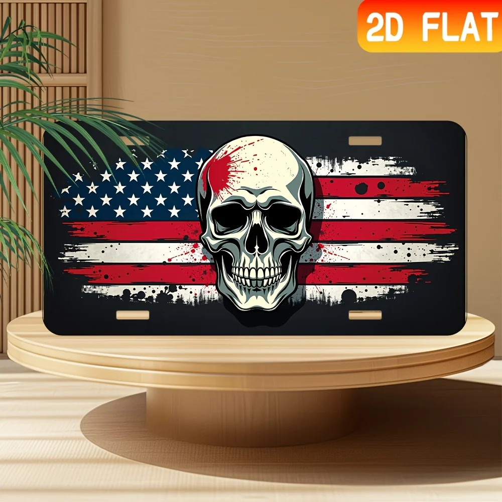 ,  Retro Metal Aluminum  Decorative Sign Plaque, License Plate Decoration, Car Trim Cover, Suitable for Home, Bar, Garage, Man C