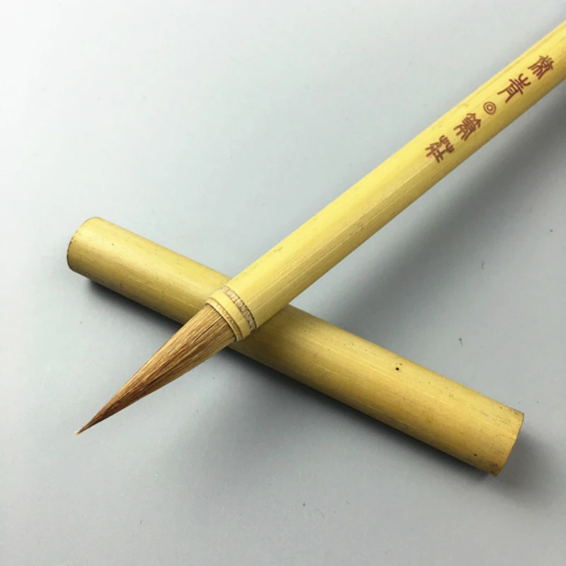 

Chinese Weasel Hair Brush Pen Chinese Calligraphy Brush Small Regular Script Writing Brush Pen Copy Scriptures Writing Supplies
