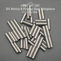 48 Uds Alnico 8 varilla de recogida magnetizada Polepiece D5 Alnico VIII 17/17,5/18,5 MM Humbucker Slug Polepiece plata