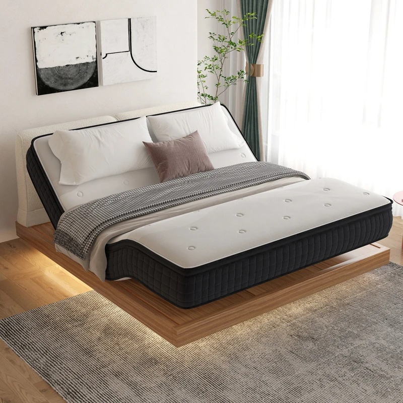 Intelligent electric mattress modern simple automatic lifting adjustment multi-function 1.8 meters double master bedroom latex