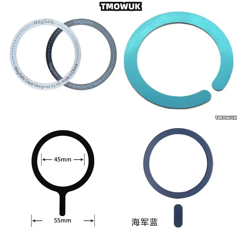 

For Xiaomi Redmi K40 K60 MIX Fold 2 3 4 Pro Ultra For Magsafe - Compact Metal Ring Sticker For Wireless Charging