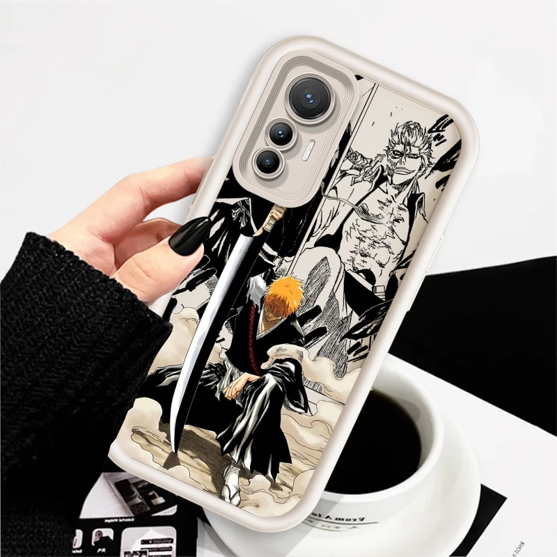 Bleach Cartoon Fashion Cool Eye Ladder For Xiaomi MI 14 12T 11 Lite Poco M3 X5 X4 F5 F4 F3 F2 GT Pro 5G TPU Phone Case