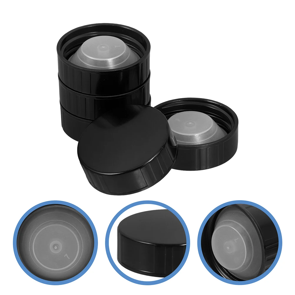 

8 Cover Small Caps Plastic Cone Seal Screw Bottle Lids 38 400 Size Leakproof Tight Closure Phenolic Resin