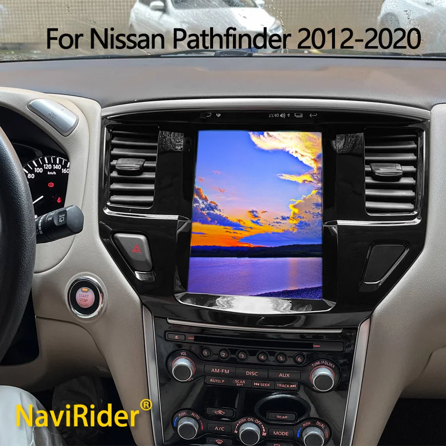 

10,4-дюймовый вертикальный экран Android 15 Автомагнитола для Nissan Pathfinder 2012-2020 с беспроводным Carplay, 4G, GPS-навигацией и мультимедийным головным устройством