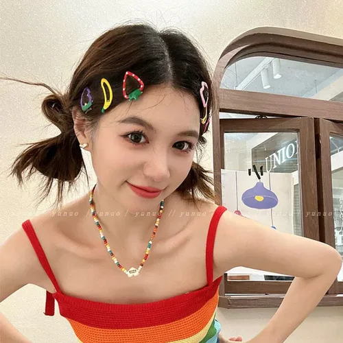 Imagen 2 del producto Pinza para el pelo BB de fruta de fresa dulce, Clips laterales para mujeres, niñas, niños, horquilla, regalo, accesorios para el cabello, adorno para la cabeza