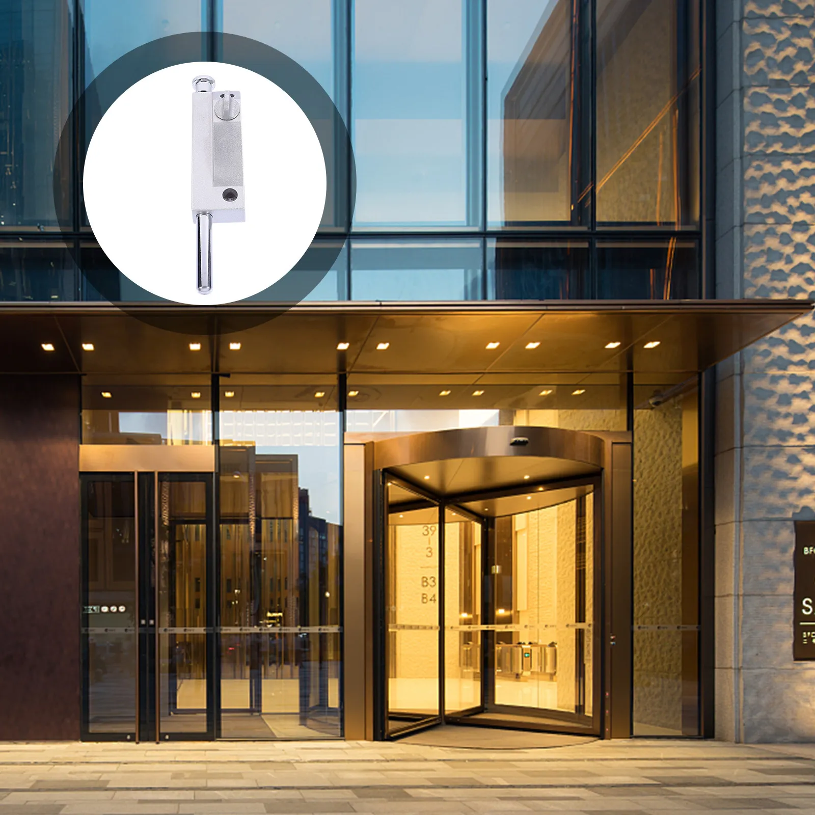 

Усиленный дверной засов из цинкового сплава с пружинным механизмом для деревянных дверей, устойчивый к коррозии, с полированной поверхностью, простая установка