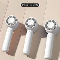 High Speed Fan Endurance Handheld Infinitely Variable Speed Small Fan Usb Turbo Handheld Mini Fan With 3 Gears Outdoors