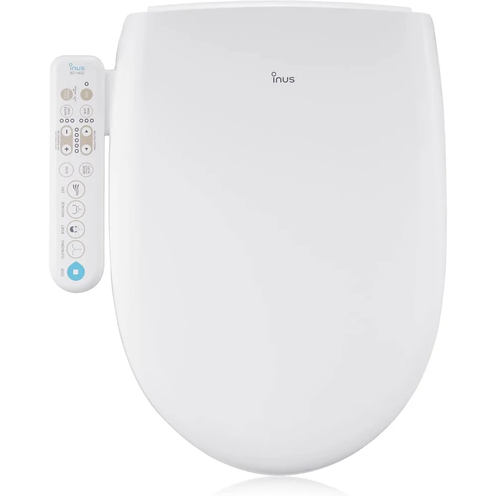 

Electric Heated Bidet Toilet Seat Elongated, Warm Water, Smart Heated Water Luxury Bidet Toilet Seat Smart Touch Panel