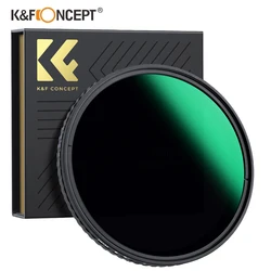 K&F Concept NANO-X Variable ND8-ND128 Neutral Density Filter Without Black 