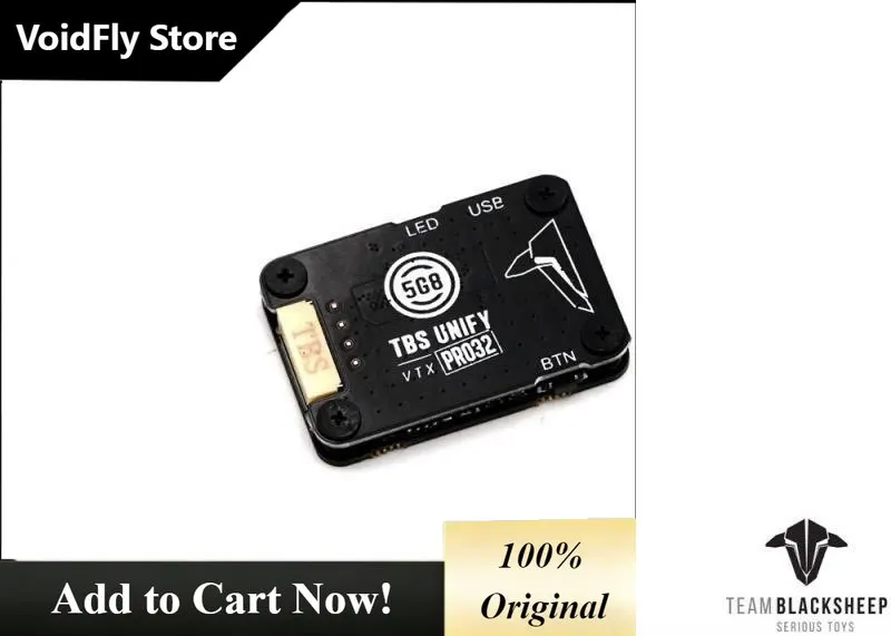 VoidFly TBS UNIFY 5G8 PRO32 HV (MMCX) 1.8W High Voltage FPV Image Transmission Long Voyage 7-inch