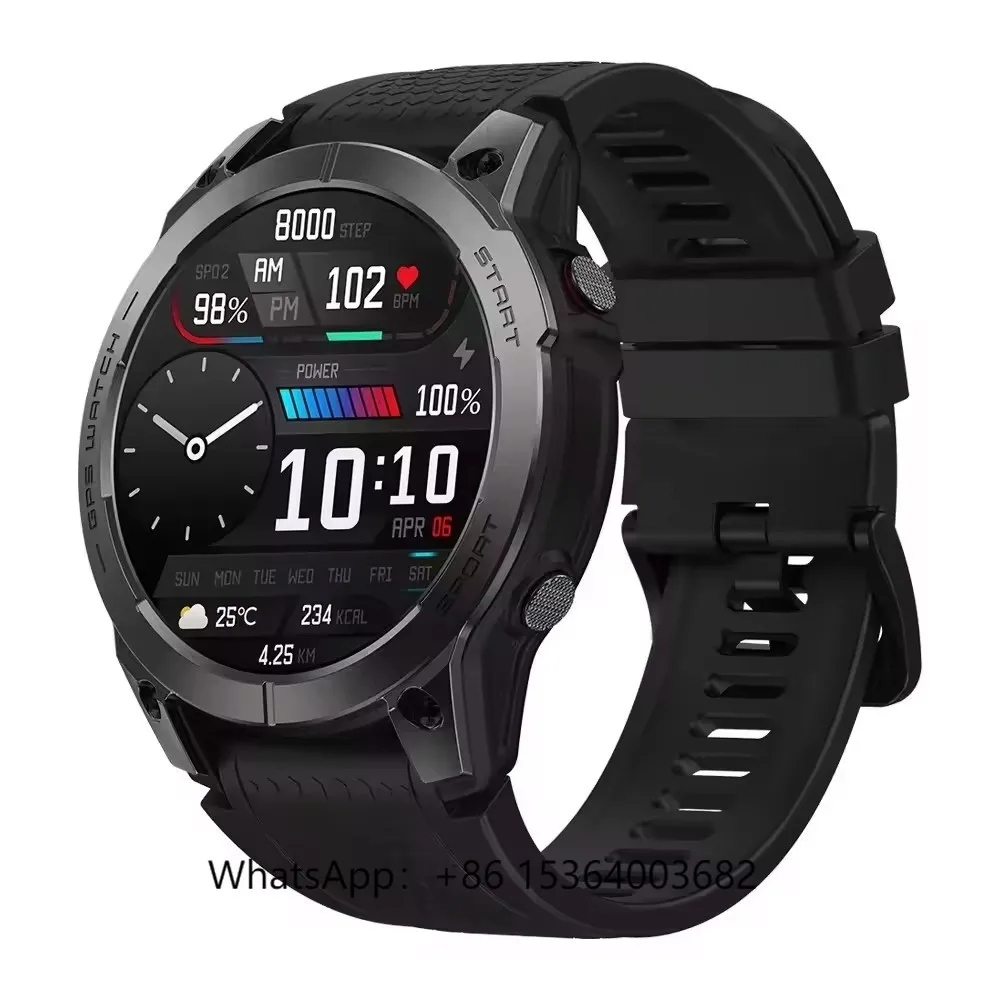 

Fashion Smart Watches 2024 Zeblaze Stratos 3 Wearable Device Heart Rate Blood Pressure Amoled