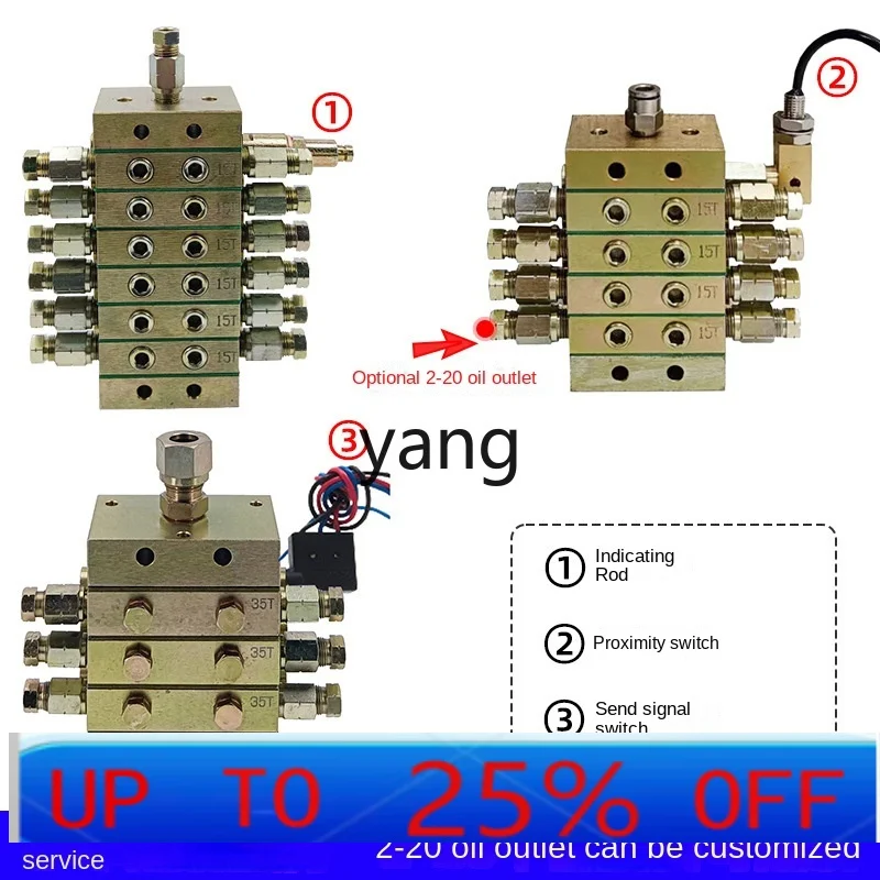 

CX distribution valve plate type butter distributor medium pressure progressive type