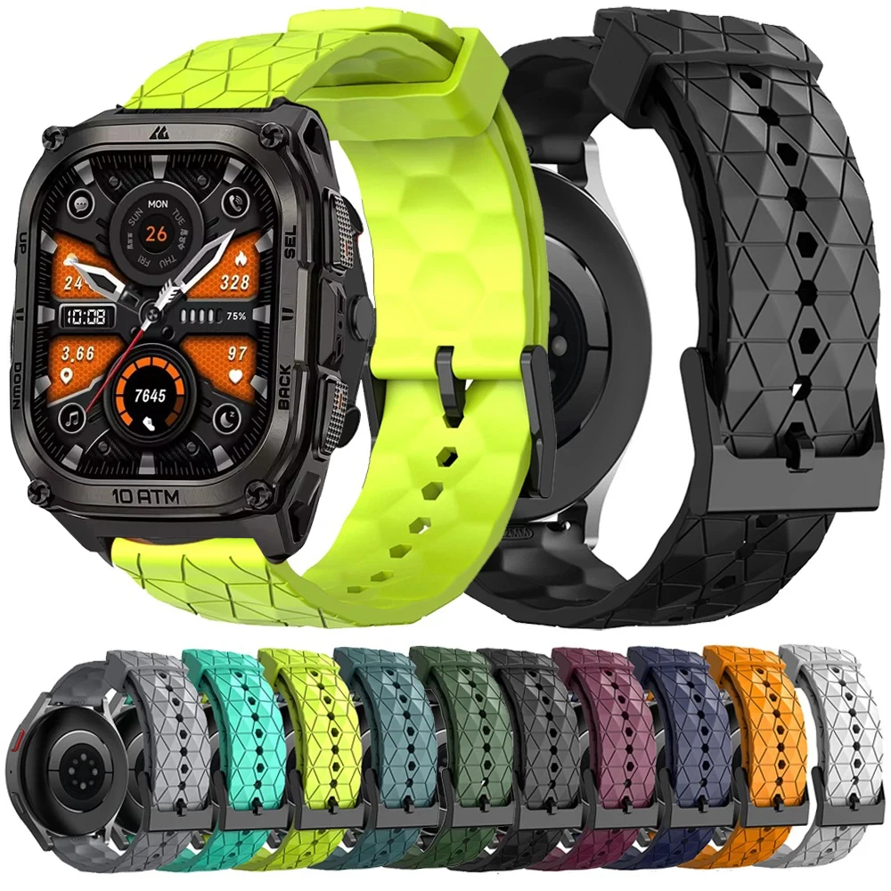 スポーツシリコンストラップ KOSPET Tank M4 T4 バンド Huawei Watch GT 6 5 Pro ソフトブレスレット 22mm 20mm 通気性のある腕時計バンド