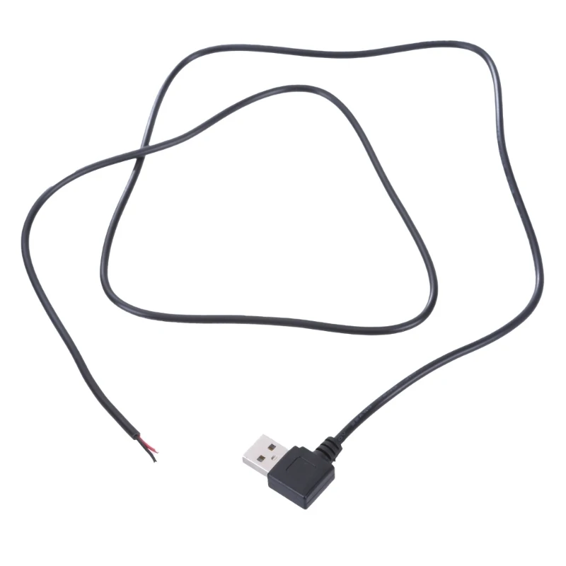 Dây sạc Dây nối dài Cáp cấp nguồn 2 chân Dây trần 22AWG Nam