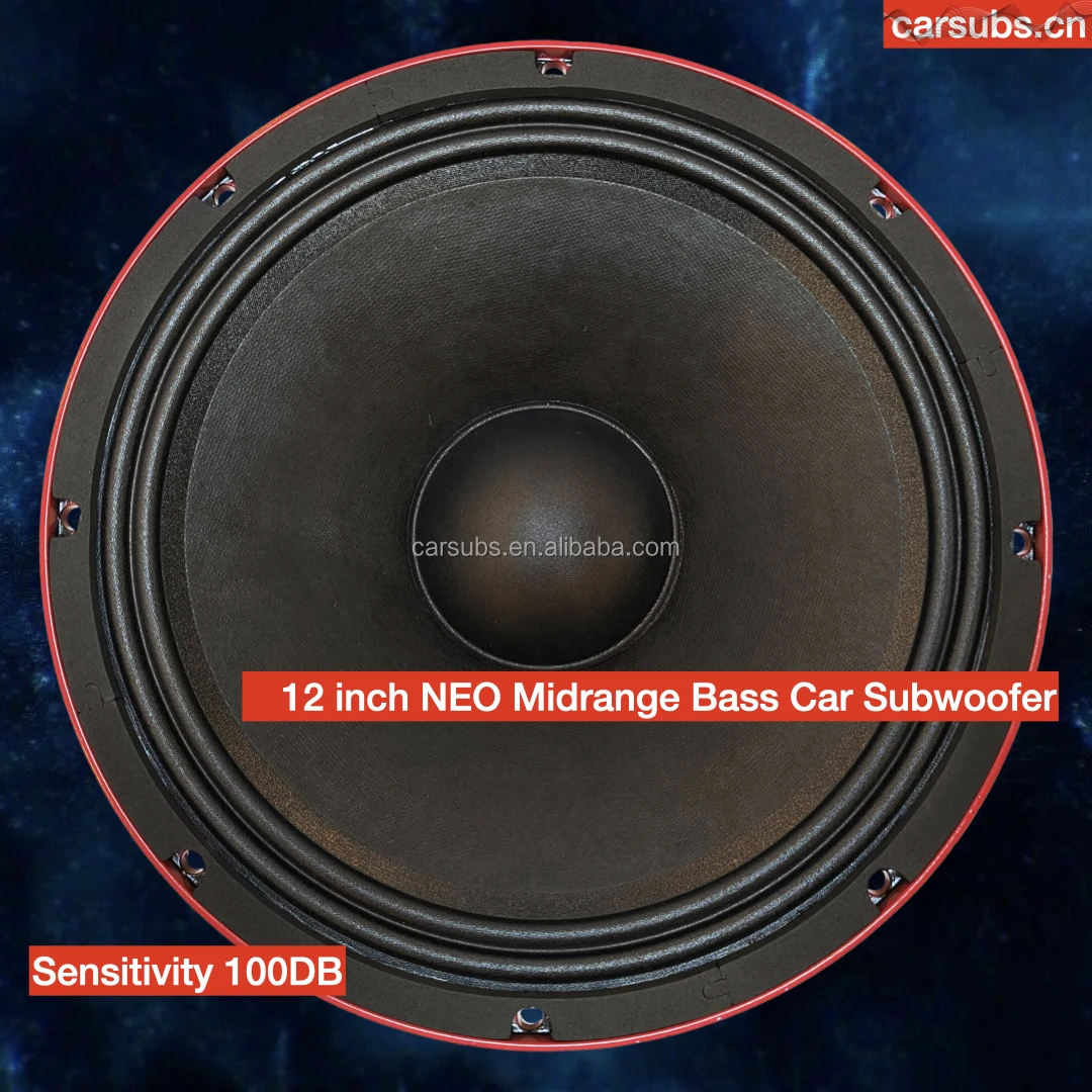 100DB بصوت عال 12 "النيوديميوم سيارة باس مضخم الصوت المتكلم RMS 400 واط الثقيلة 12 بوصة الذروة 800 واط PA مضخم صوت السيارة #2