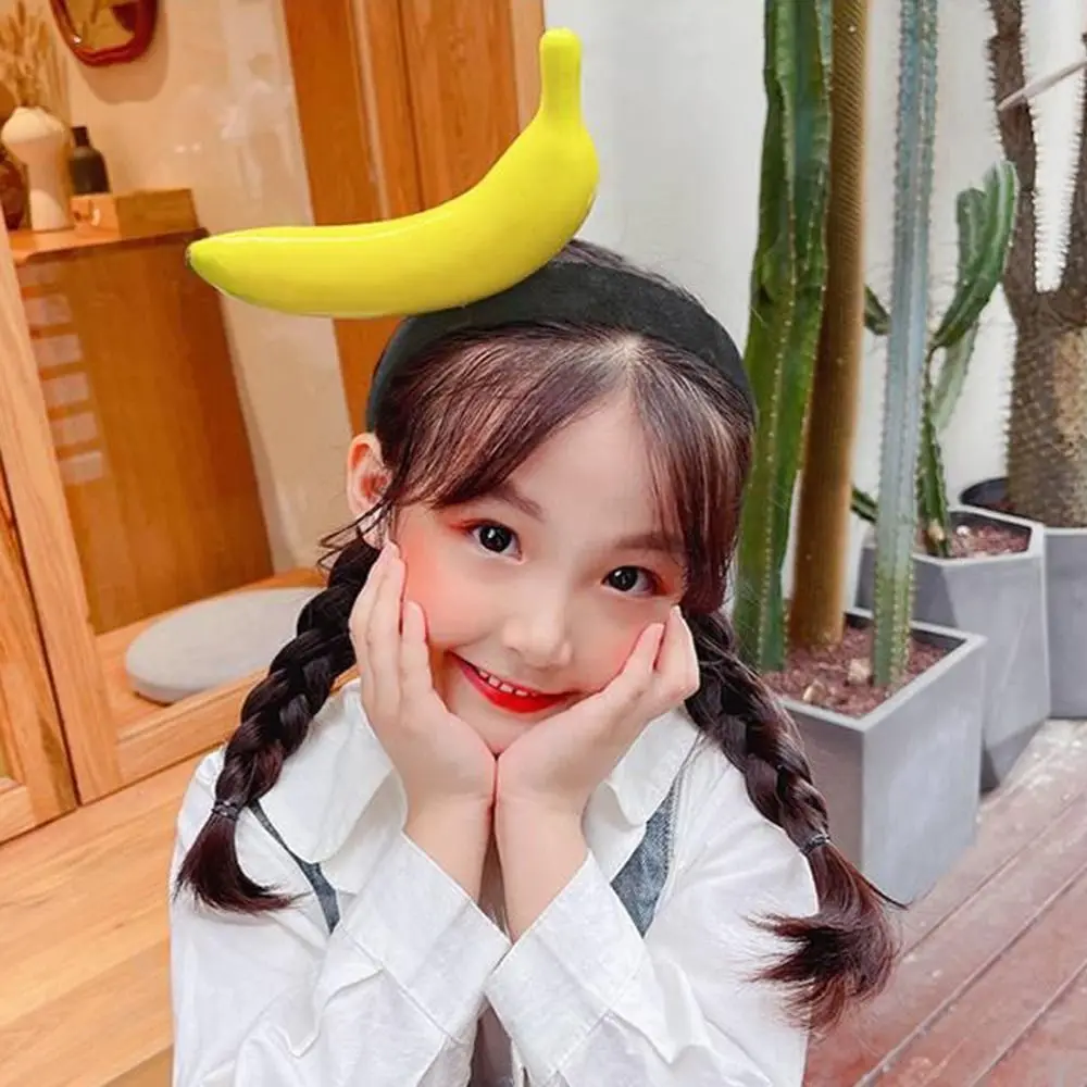 

Personality Tomato Simulated Food Hair Hoop Banana Pepper Fruits Headband Plastic Korean Style Vegetable Hair Bands Female/Girls