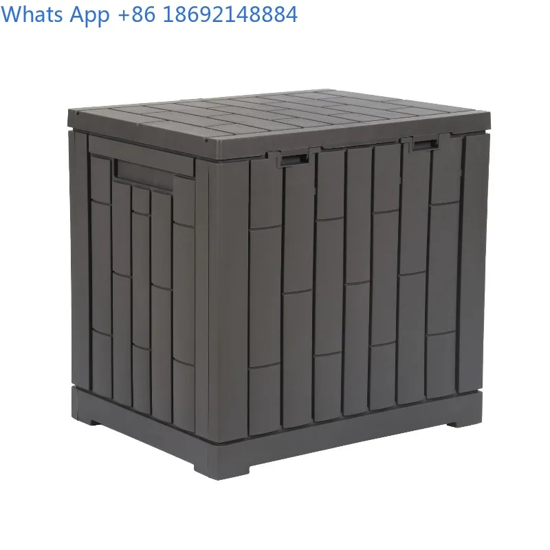 صندوق تخزين خارجي، خزانة تخزين حطام فناء الحديقة، مقاومة للغبار، متعددة الأغراض، صندوق تنظيم ذو سعة كبيرة