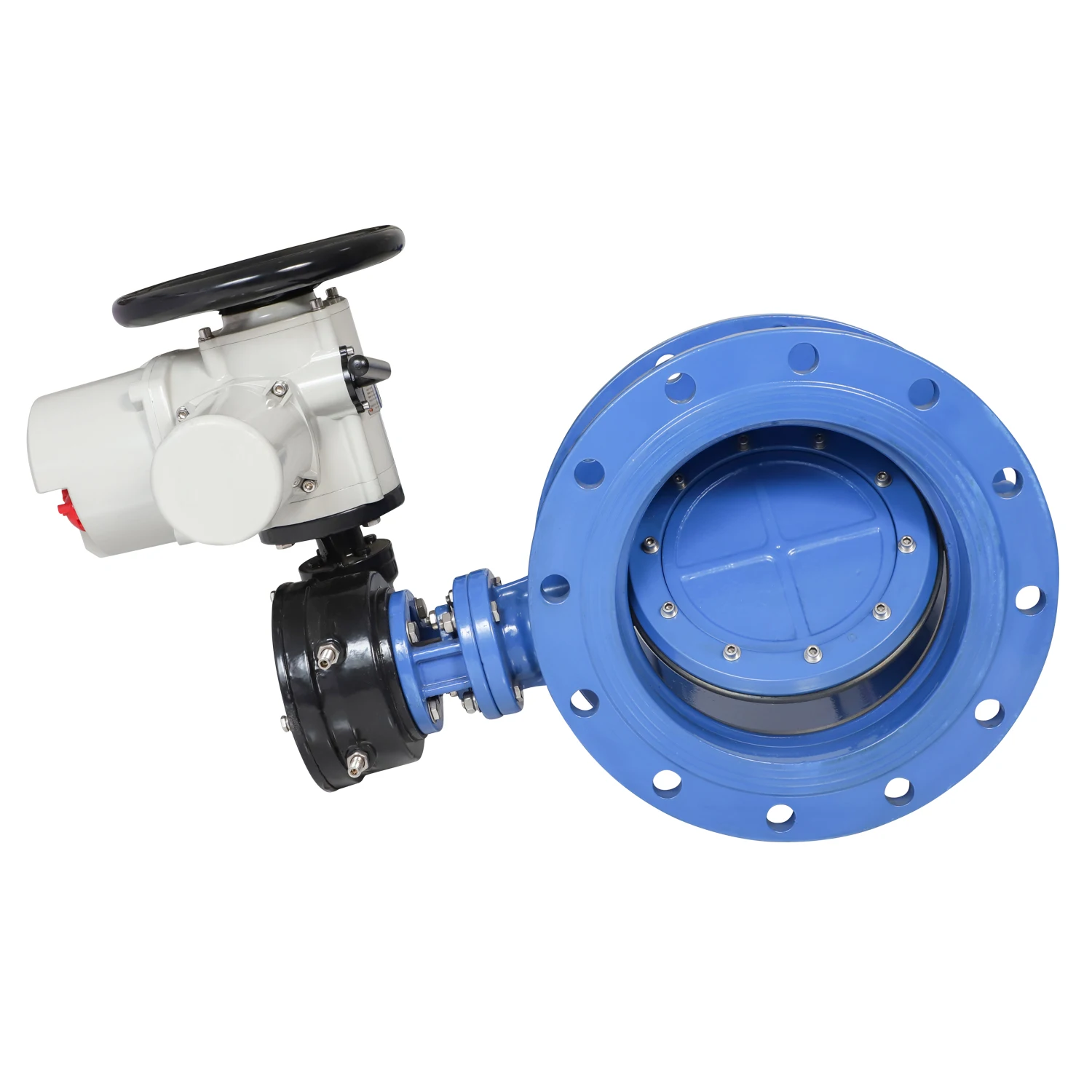

AWWA EN558 ISO5752 Double Eccentric Flange Butterfly Valve Manual Power Soft Sealing Base DN80-DN2000 Flanged For General