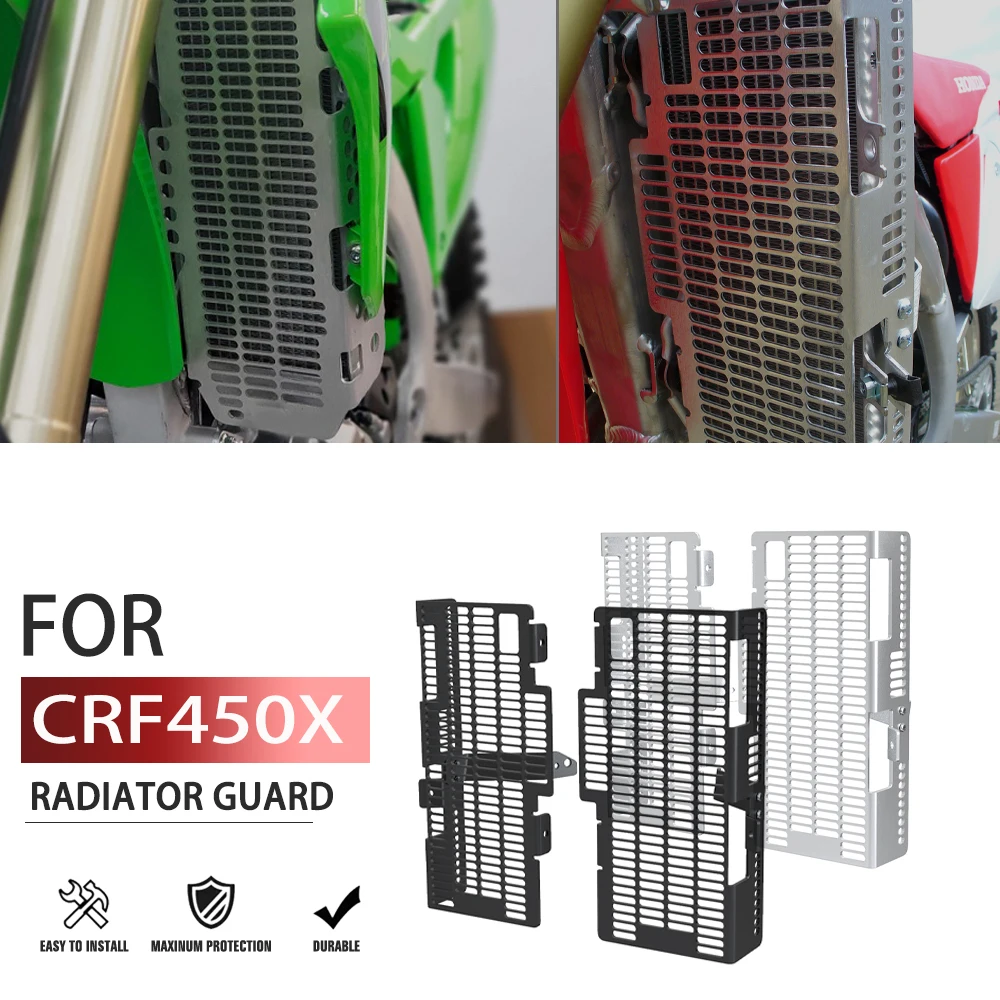 CRF 450X Radiator Grille Guard Protection Cover CNC Motorcycle Accessories For Honda CRF450 X 2005-2016 2015 2014 2013 2012 2011