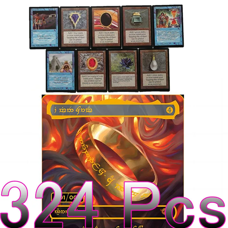 جودة عالية حار بيع رقم. 324M1 بطاقات الوكيل 324 قطعة بطاقات P9 Dual Land Fetch Land Shock Lands