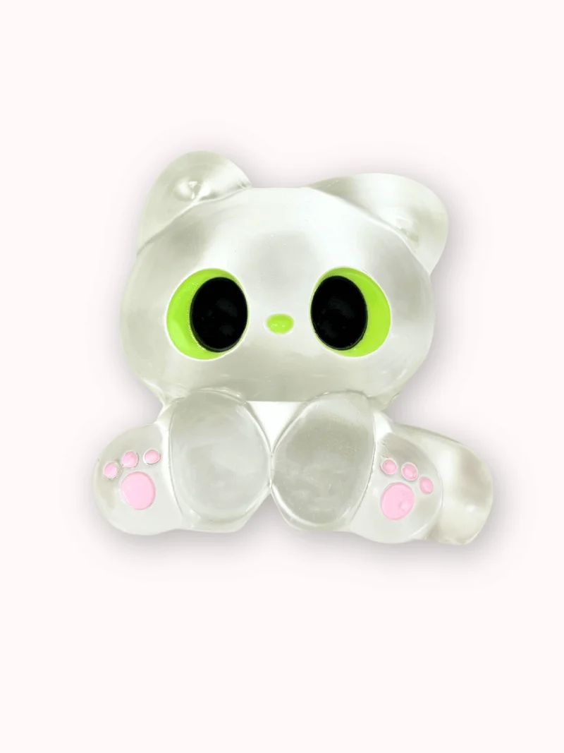 

Пищевая силиконовая прозрачная игрушка для кошек ручной работыTaba Squishy