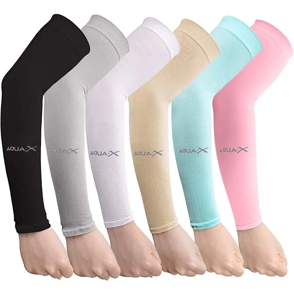 

UV Protection Cooling Arm Sleeves, Pairs for Women & Men, UPF 50+ Arm Covers