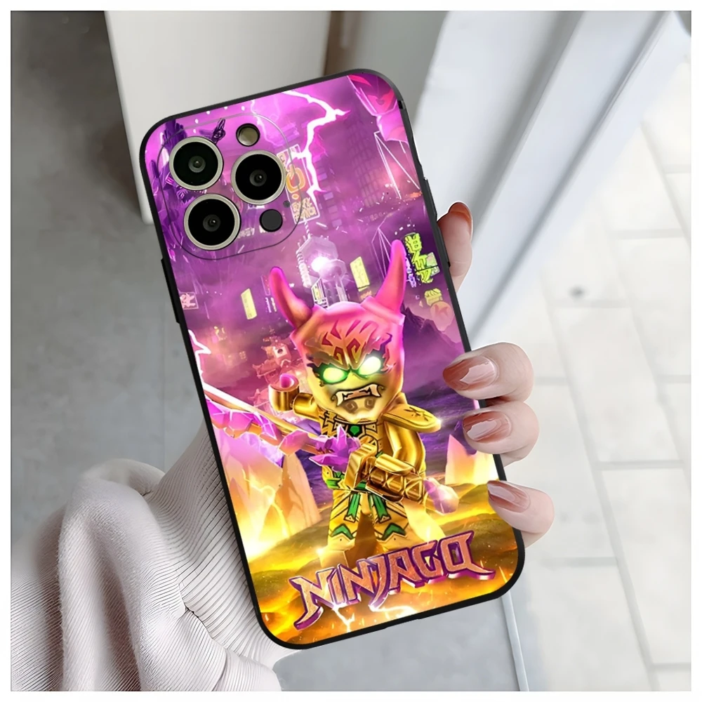 N-NinjagoES 아이폰 휴대폰 케이스, 14, 15 프로 맥스, 16, 11, 13, 12 프로 Xs 맥스, 미니 Xr, X, 7, 8 플러스, 쉘 코크