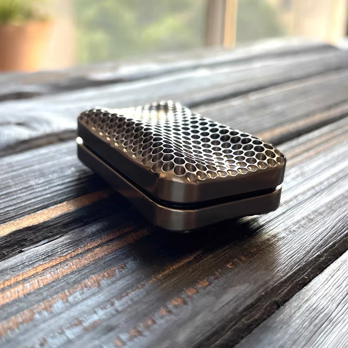Coral Hollowout Posizioni infinite Fidget Slider Spinner Giocattoli EDC Giocattoli sensoriali antistress in metallo in lega di zirconio