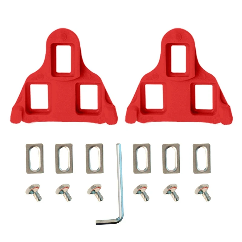 For Cycling Shoes Bicycle Accessories  Road Bike Pedal Cleat SPD Bicycle Pedals Self-locking Plate Clip