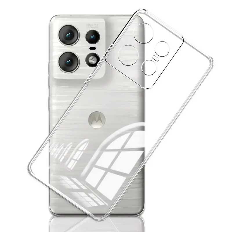 Para motorola moto edge 50 pro caso para mote edge50pro 50pro silicone macio claro proteção capa traseira funda casos de telefone coques