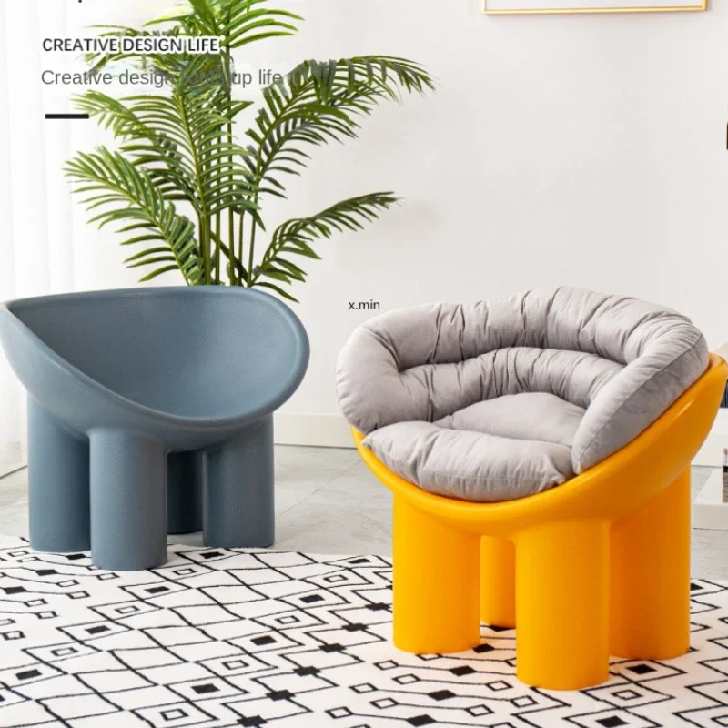 Elephant Leg Chair with Cushion, Children's Leisure Sofa, Minimalist Instagram Creative Chair, Living Room Single Person Sofa