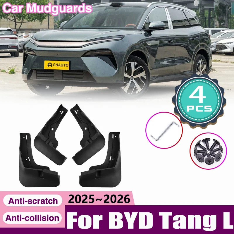 

Car Mudguards Mud Flaps For BYD Tang L Sealion 8 2025 2026 Front Rear Wheel Mudguards Splash Guards Fender Mudflaps Accessories
