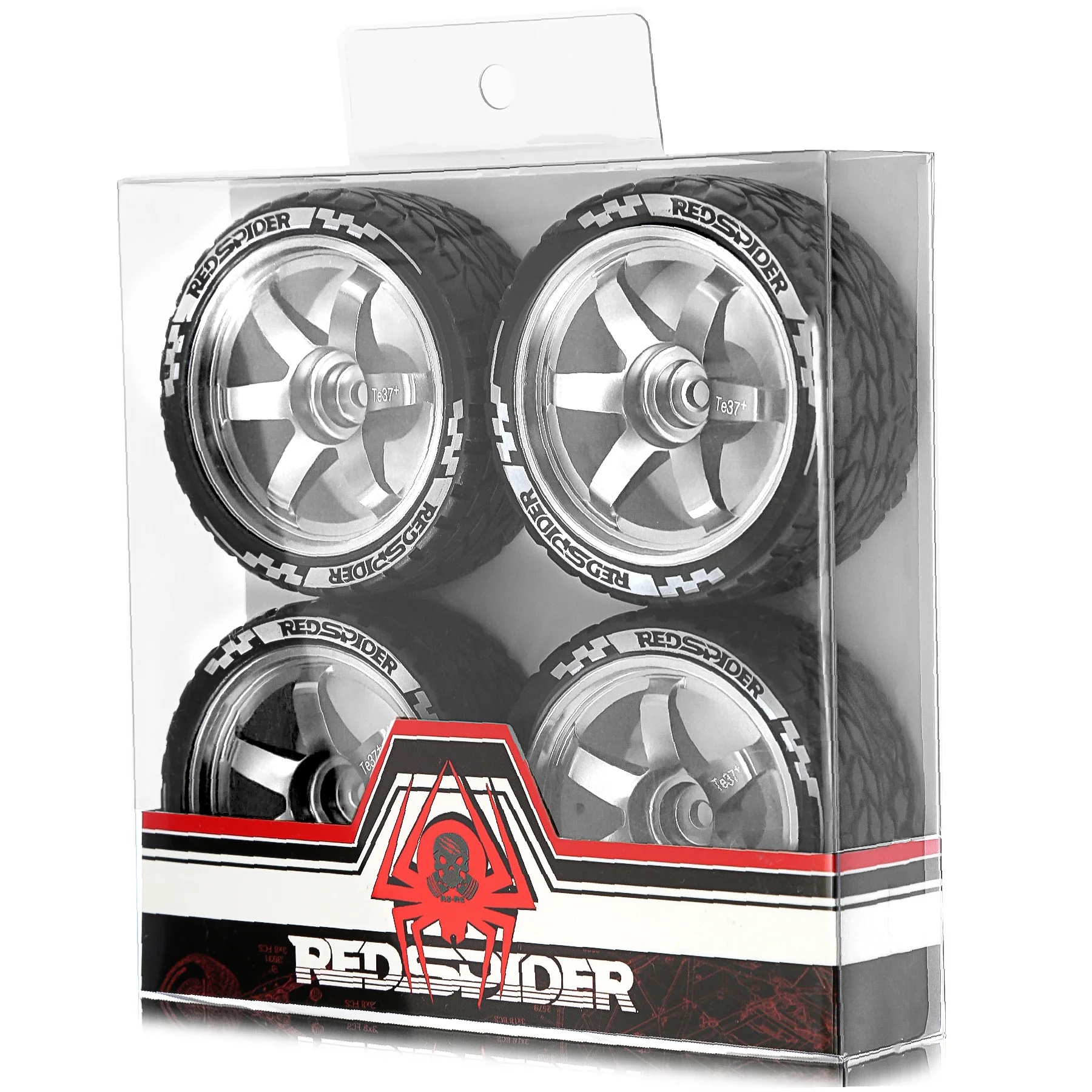 RS 레드 스파이더 1:10 타이어, FW06 메탈 휠 림, XV02 투어링 카, 그립 타이어 R400