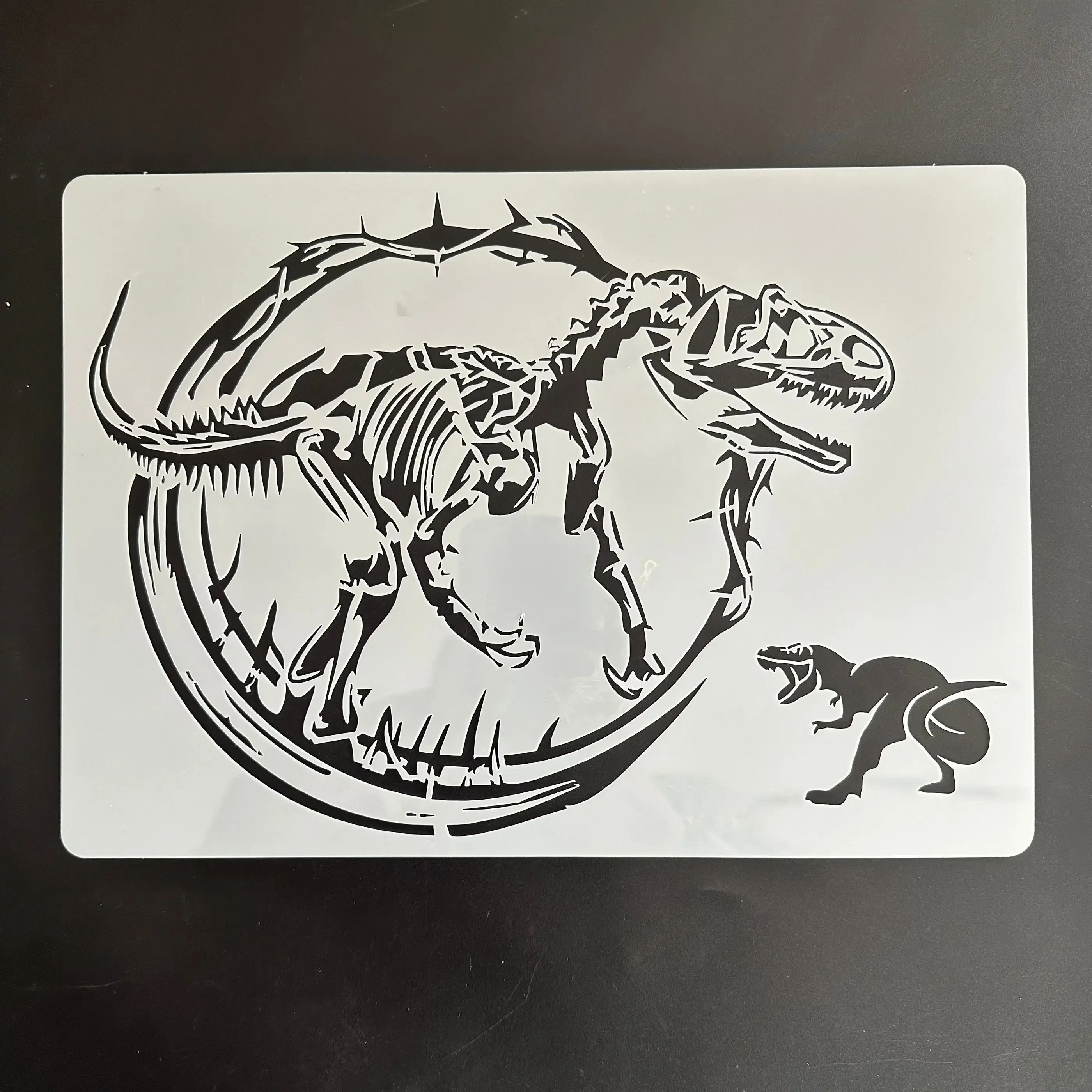 

A4 29 *21cm DIY Stencils Wall Painting Scrapbook Coloring Embossing Album Decorative Paper Card Template Tyrannosaurus rex