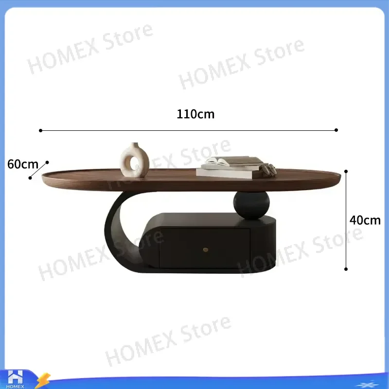 Nordic Luxury Coffee Table Modern Minimalist Elegant Living Room Furniture Chic Center Table for Home Decor Simple Design