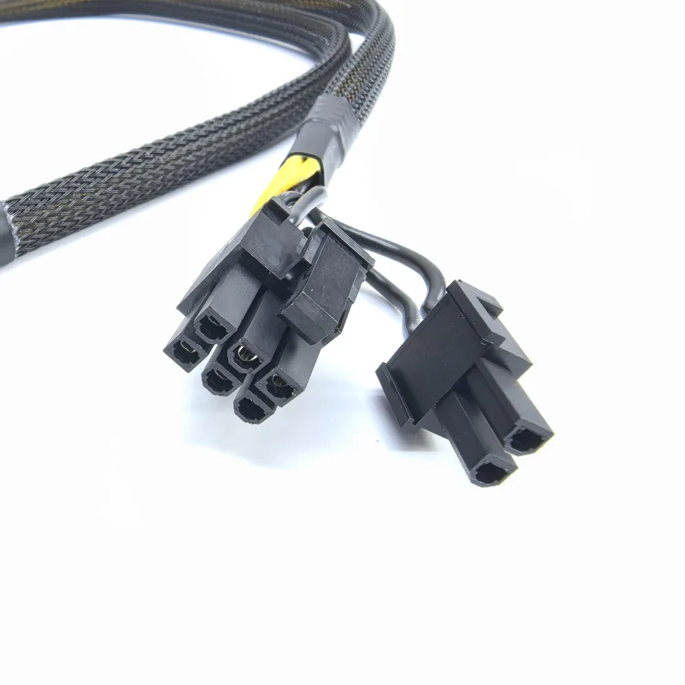 PSU 10Pin Male to PCI-E Graphics Video Display Card 8Pin & 6Pin  Power Supply Cable for HP Server DL580 DL585 DL980 G7
