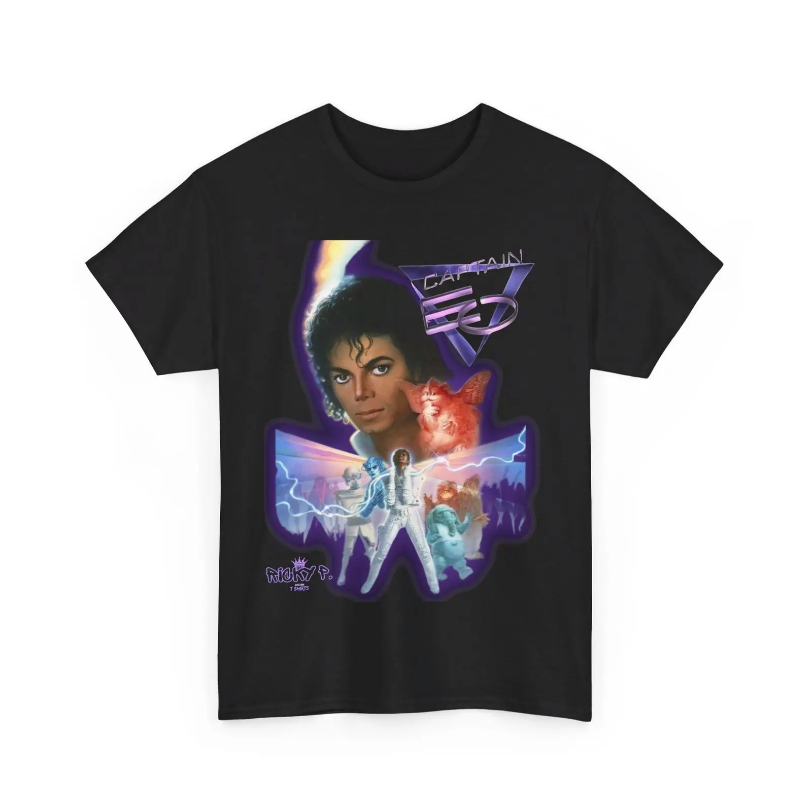 Michael Jackson Captain EO 1986 Musical T Shirt Unisex Heavy Cotton Tee