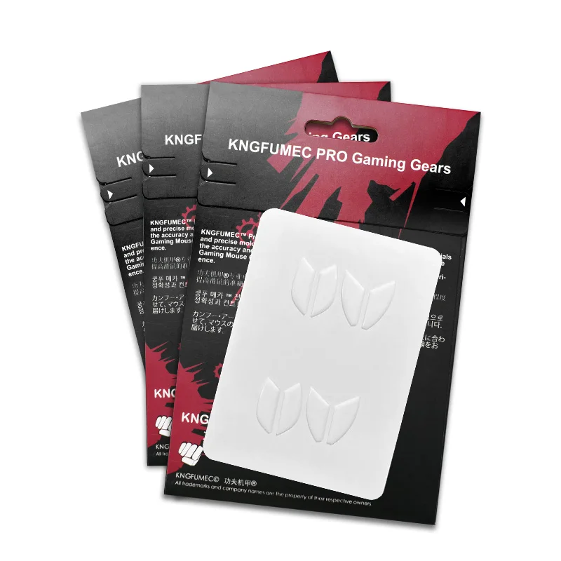 KNGFUMEC 2 Sets Mouse Skates Feet PRO Gaming Mouse Glides for Finalmouse Ultralight X