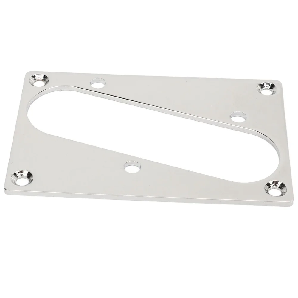 Durable Metal Bridge Pickup Plate Silver Electric Guitar Pickup Ring Single Coil Pickup Frame For Telecaster Guitars view 2