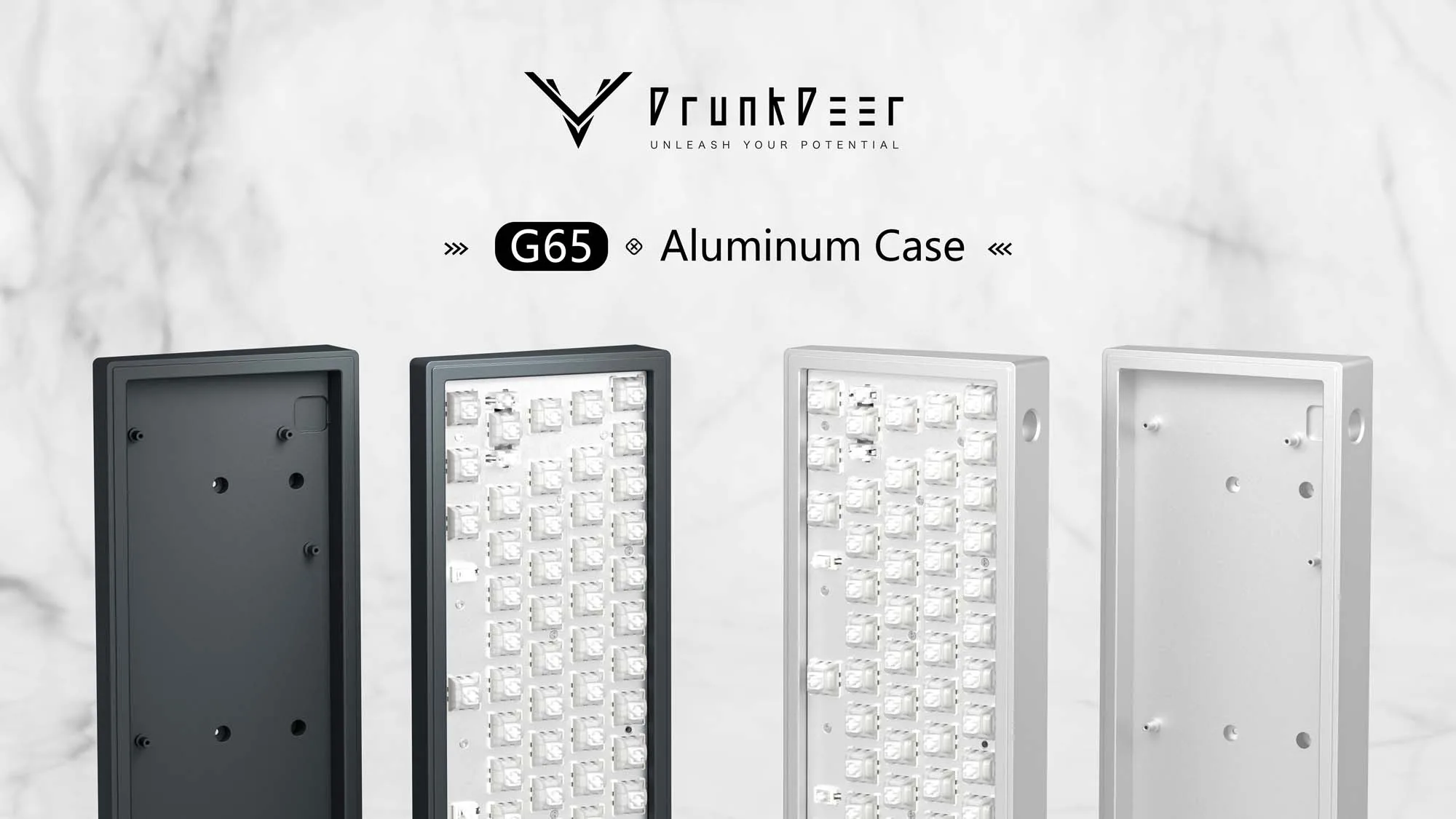 

DrunkDeer Aluminum Alloy Metal Mechanical Magnetic Keyboard Case Suitable for G65 Keyboard