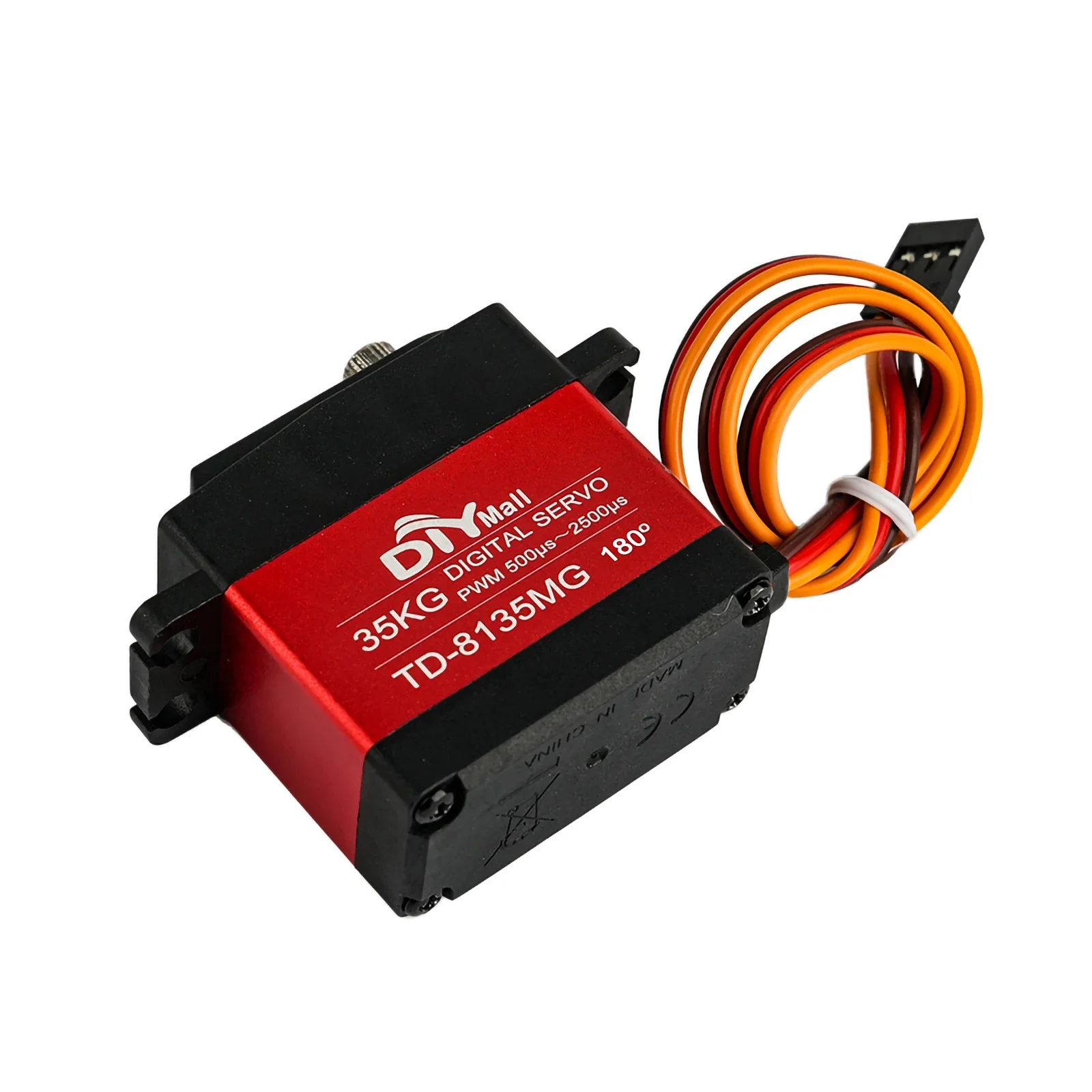 35kg rotação de 360 graus rc servo 180/270 ângulo controlável digital metal engrenagem TD-8135MG motor para diy modelo de carro rc braço robô