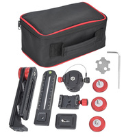 720° Aluminium Alloy Panoramic Ball Head Quick Release Plate for DSLR Camera 10KG Load CNC Machining Easy To Install