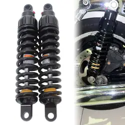 Universal 373mm Motorcycle Rear Air Shock Absorber Suspension Parts For Harley Touring Sportster 883 1200 Dyna Road King V-Rod