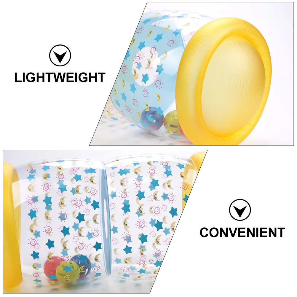 Équipement d'entraînement gonflable de rouleau rampant de bébé pour la Coordination musculaire infantile pratique exercice rampant tapis de jeu de Pvc